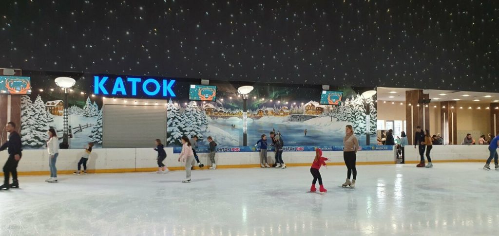Ледовое поле катка РИО
